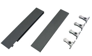 Mocowanie panelu przedniego szuflady wewnętrznej do szkła SEVROLLBOX SLIM h=167mm, grafit Sevroll System