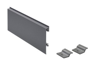 Panel przedni szuflady wewnętrznej do szkła SEVROLLBOX SLIM 3D grafit-1,08m Sevroll System