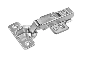 Zawias NAKŁADANY 3D z regulacją mimośrodową – rozstaw 45mm fi 35mm-zatrzaskowy z cichym domykiem (zestaw, zawiera 2 szt. zawiasu) Sevroll System