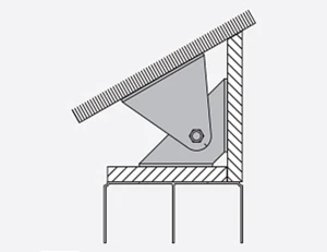 Wspornik sufitowy do skosów (zestaw, zawiera 2 szt.) Sevroll System