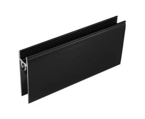 Listwa pozioma dolna-GM 18 Frame RAL czarny MAT-1,70m Sevroll System