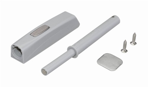 Odbojnik V-PUSH z adapterem, 30N, jasnoszary, z końcówką magnetyczną.jpg