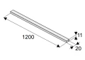 Reling poprzeczny szuflady wewnętrznej PLATINIUM czarny-1,20m 2.png
