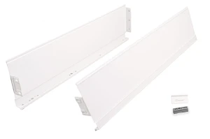 Bok szuflady do prowadnicy DXR h=118mm biały-450mm Sevroll System