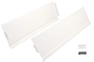 Bok szuflady do prowadnicy DXR h=150mm biały-400mm Sevroll System