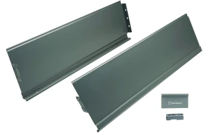 Bok szuflady do prowadnicy DXR h=150mm grafit-400mm Sevroll System