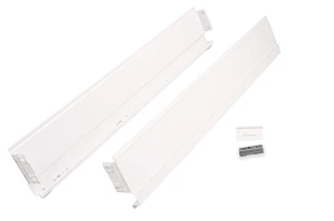 Bok szuflady do prowadnicy DXR h=78mm biały-450mm Sevroll System