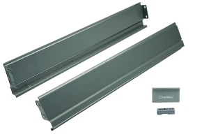 Bok szuflady do prowadnicy DXR h=78mm grafit-350mm Sevroll System