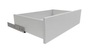 Szuflada PLATINIUM - 18 4D Slim H= 96, czarny strukturalny-450mm Sevroll System