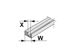 Uszczelka bezbarwna 18/4,00 mm niesymetryczna Sevroll System