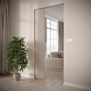 ONE PACK INVISIA – Zestaw do drzwi przejściowych chowanych w ścianie – do 100 kg – 1 skrzydło – Sevroll System – SKU 06954 - Sevroll System