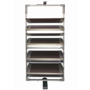 Stojak obrotowy na buty kolekcja Royal perłowo-szary 1695-1795 mm zestaw 10 półek Sevroll System